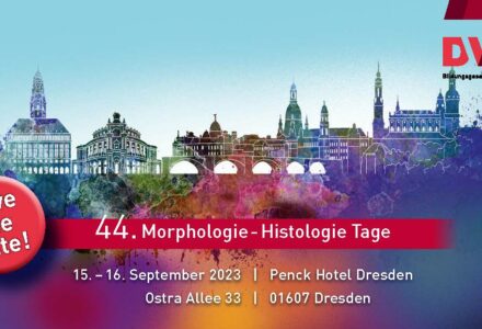 Save the Date! 44. Morphologie-Histologie-Tage, 15. - 16. September 2023, Penck Hotel Dresden